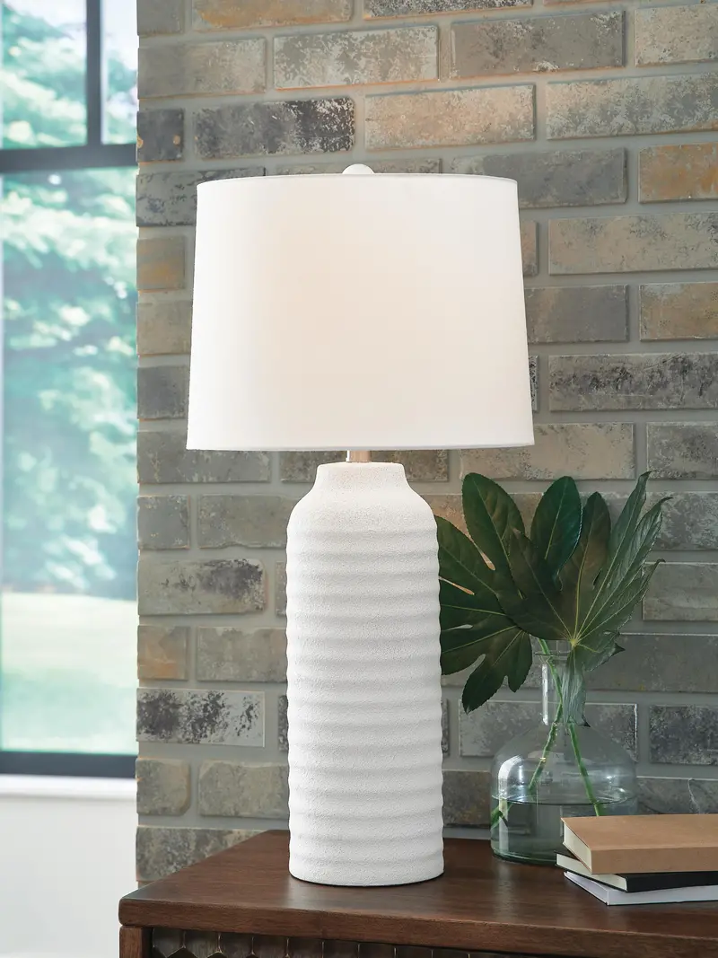 Vauville Pair Of Matching Table Lamps With Fabric Shades 1