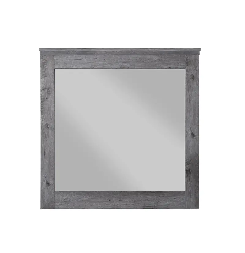 Vidalia Rustic Gray Oak Framed Full-Length Mirror 1