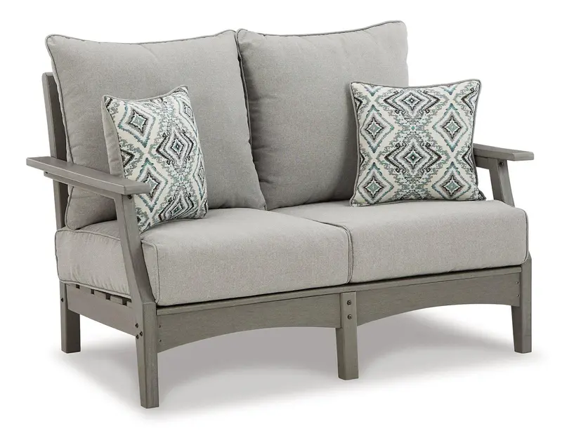 Visola Outdoor Loveseat And Matching Coffee Table 2