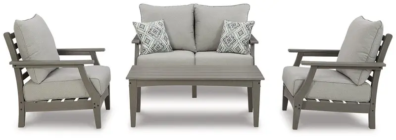 Visola Outdoor Loveseat Conversation Set – Complete Seating Group 1