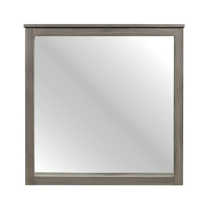 Waldorf Dark Gray Rectangular Wall Mirror 1902-6 1