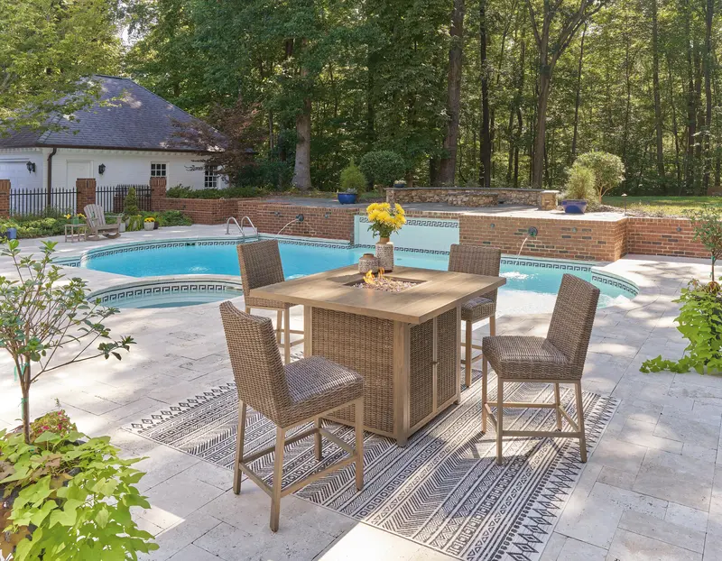 Walton Bridge Outdoor Bar Furniture Set 1