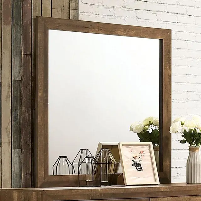 Wentworth Wall-Mount Or Tabletop Mirror With Wood Frame 1