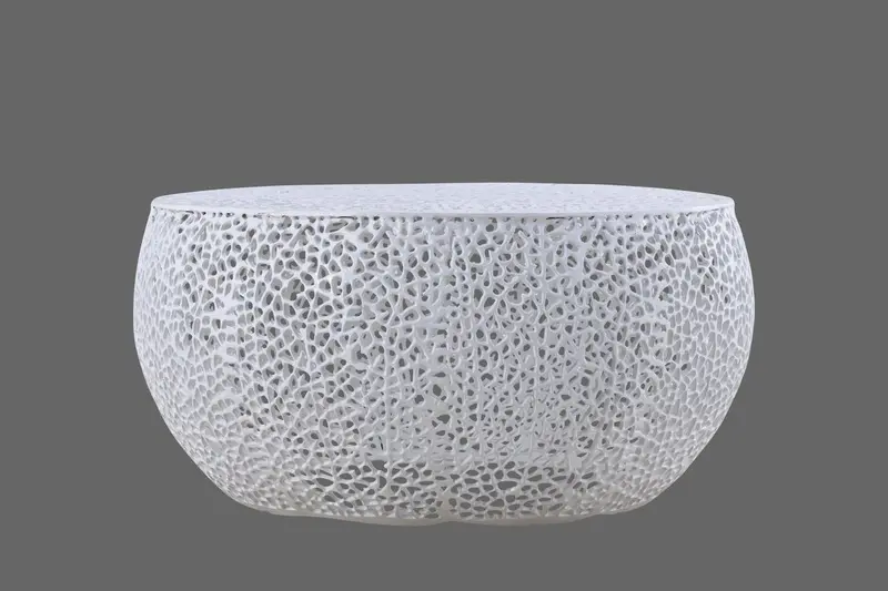 White Modern Coffee Table – Galaxy Home T3502-32 1