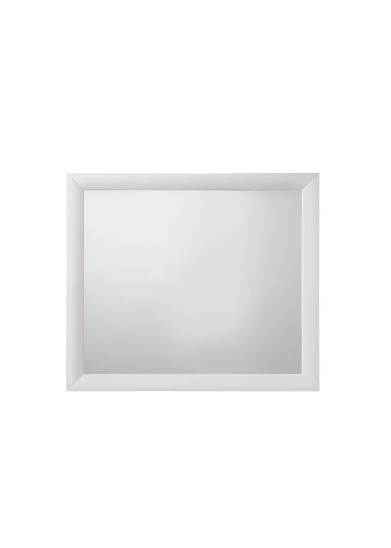 White Wall Mirror – Ireland Decorative Accent 1