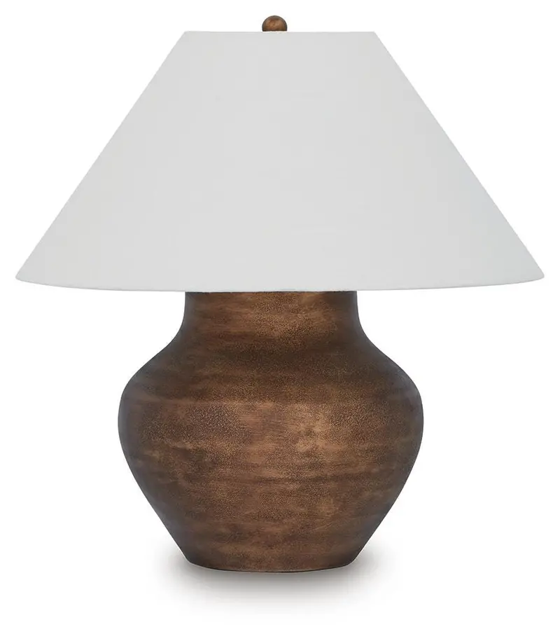 Whitham Vintage-Inspired Table Lamp With Brass Accents 1