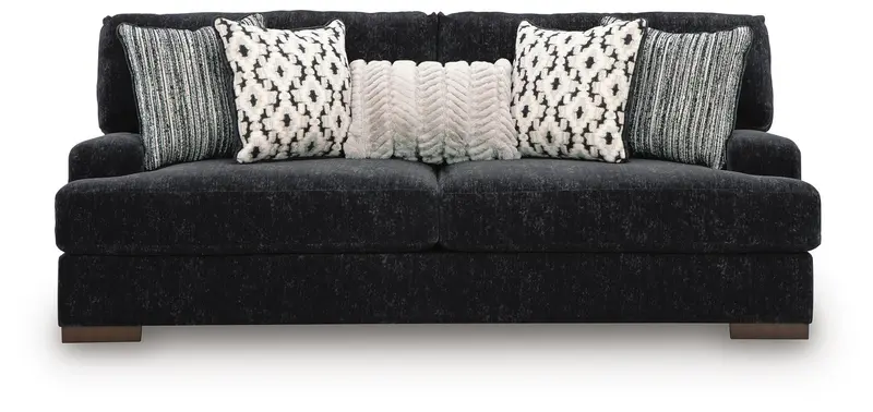 Whitmore Manor Classic Rolled-Arm Sofa With Solid Wood Frame 1