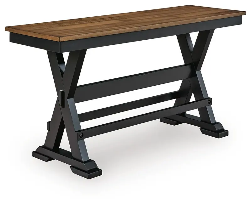 Wildenauer 48-Inch Counter-Height Wooden Bench 1