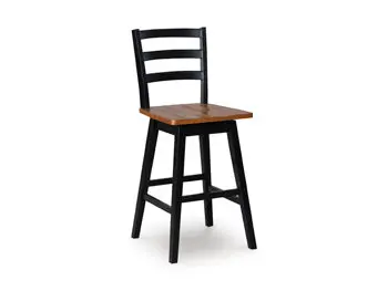 Wildenauer Industrial Bar Stool – Adjustable Height Metal & Wood Design 1