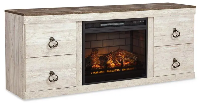 Willowton Electric Fireplace Tv Stand 1