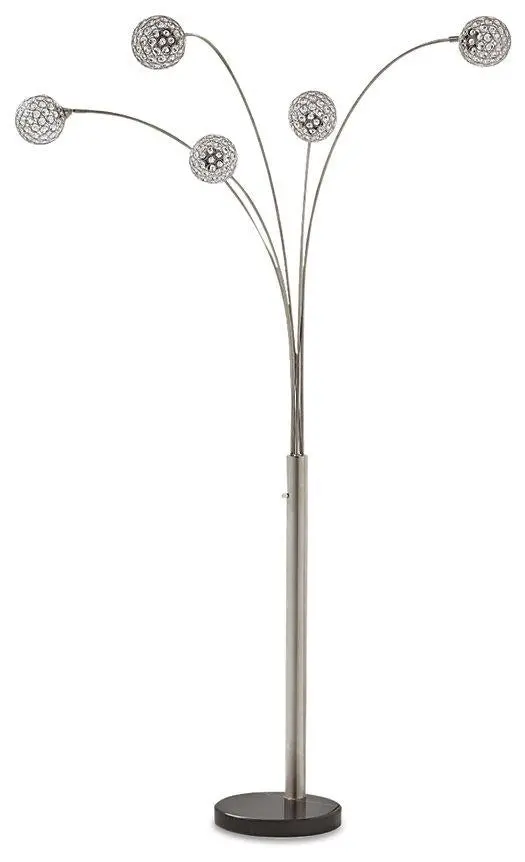 Winter Arc Floor Lamp – Adjustable Metal Standing Light With Dimmable Led 1