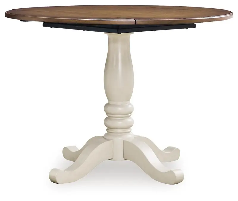 Wirloni Fold-Down Drop Leaf Dining Table For Compact Areas 1