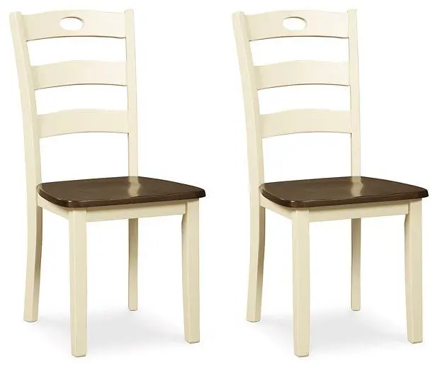 Woodanville Dining Chair – Upholstered Seat With Solid Wood Frame 1