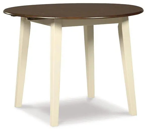 Woodanville Drop-Leaf Dining Table – Space-Saving Extendable Wood Table 1