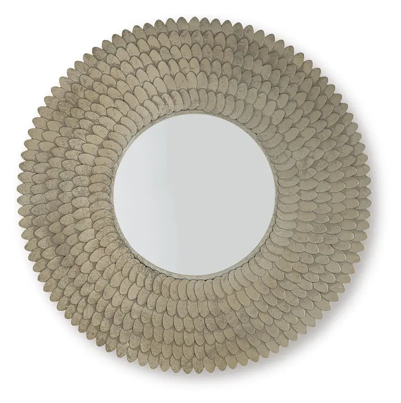 Wrightmund Arched Wall Mirror With Matte Black Frame 1