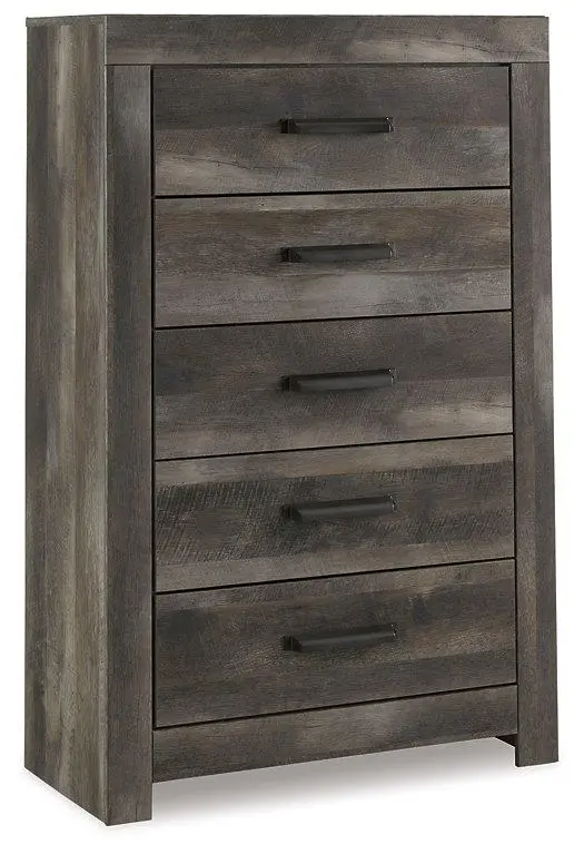 Wynnlow 5-Drawer Chest – Compact Vertical Storage Solution 1