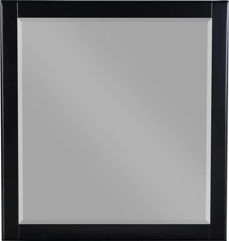 Zayne Black Framed Wall Mirror 1