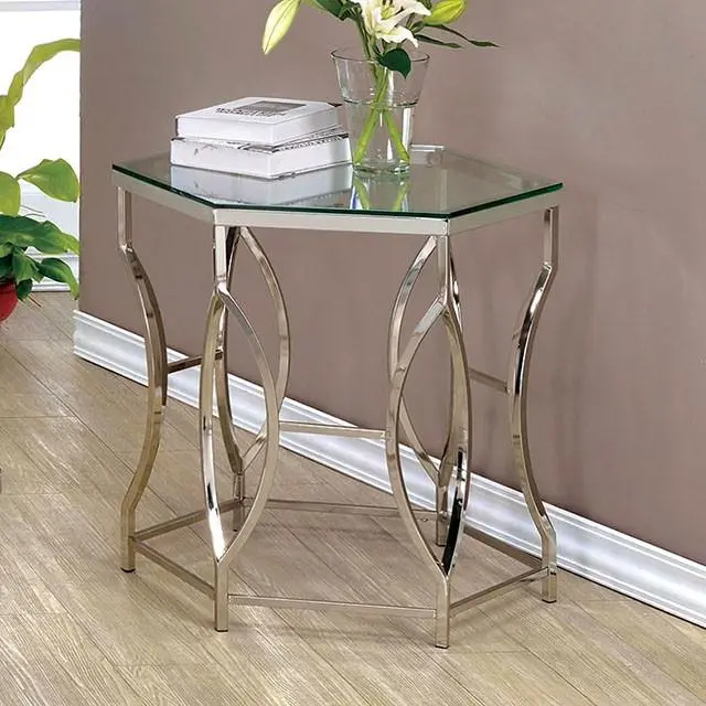 Zola Sleek Chrome End Table 1